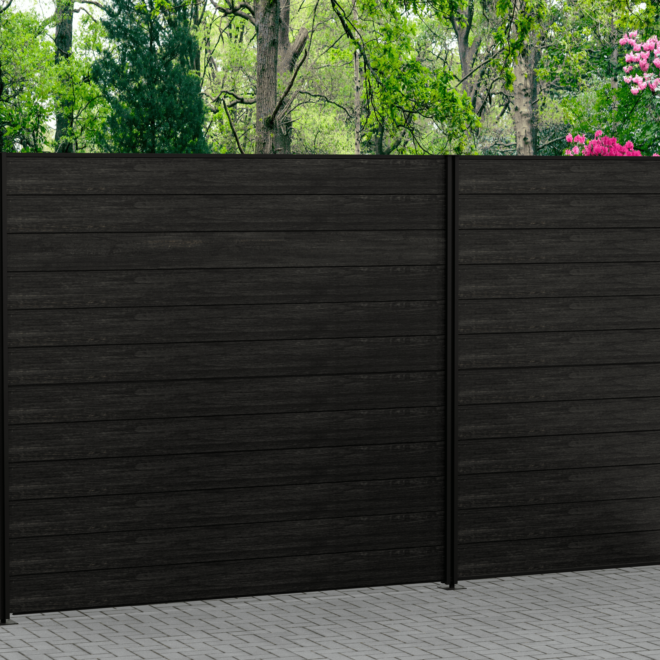 Composite fencing banner