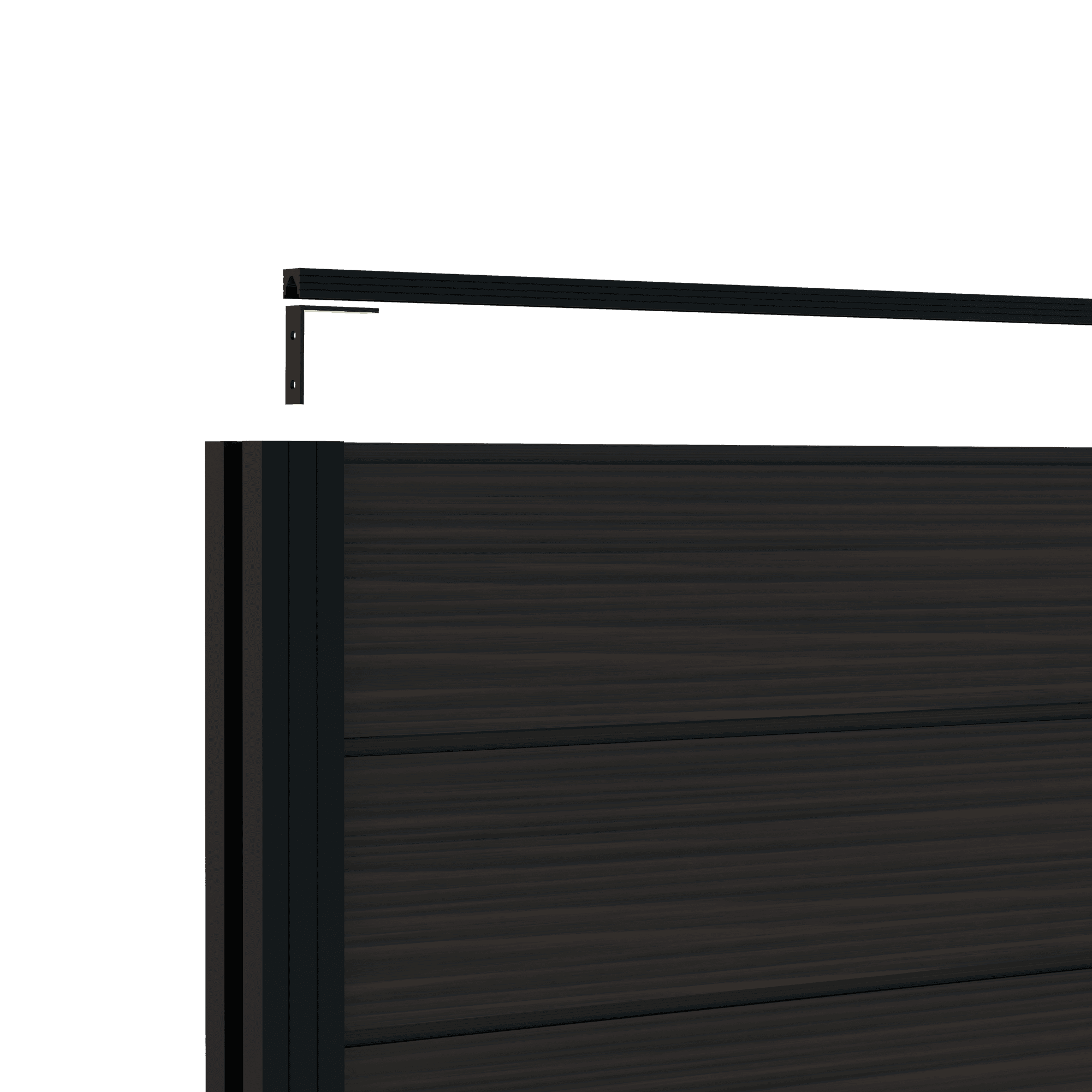 Secure top rail and post caps
