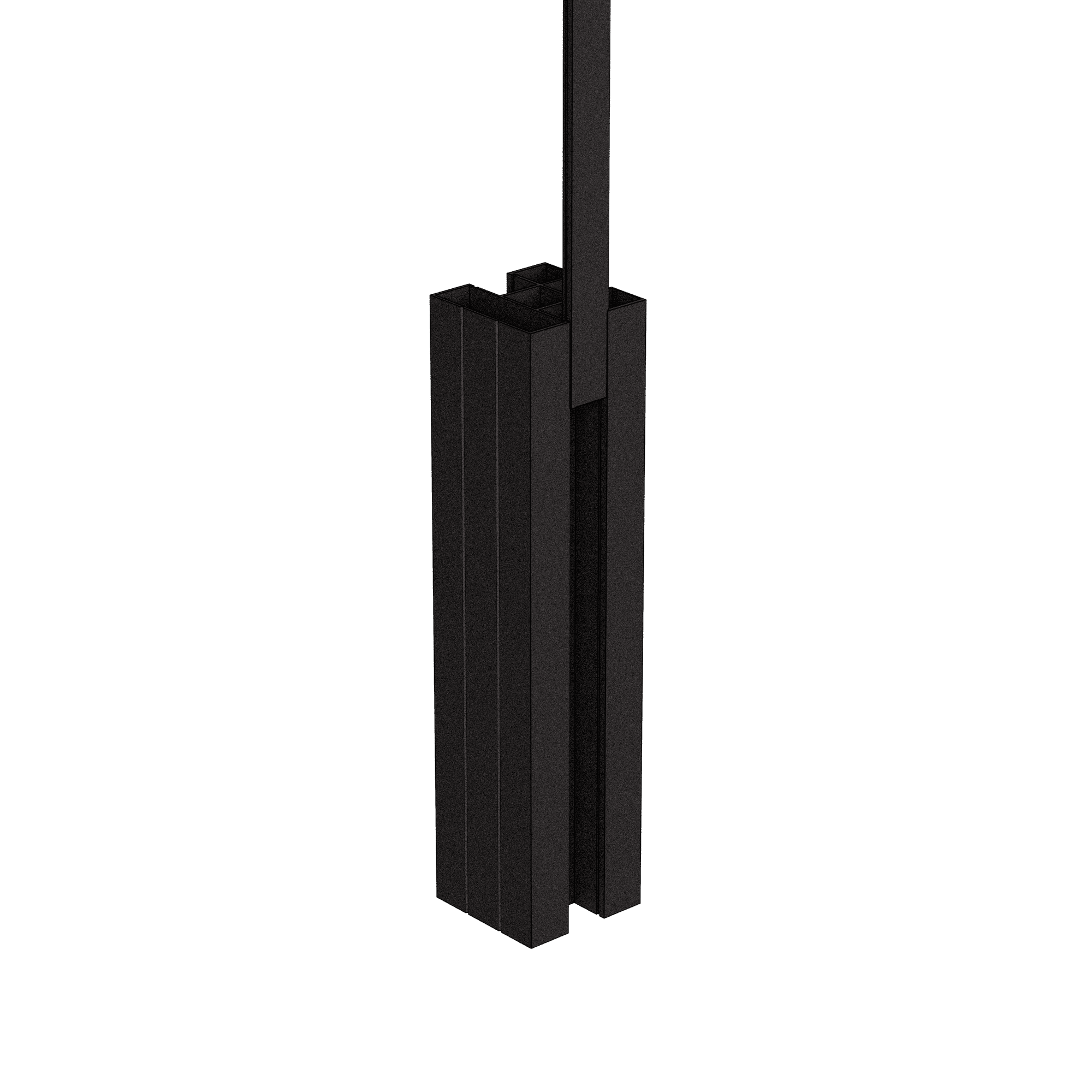 Install optional blank strips in unused post slots