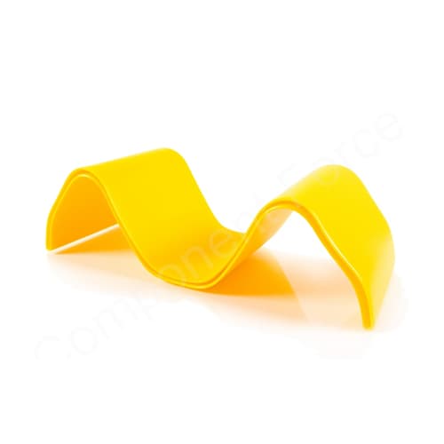 Crash Barrier Yellow End Cap – High Visibility