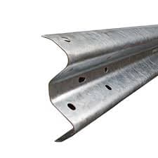 Armco Crash Barrier Beam – 3.2m Effective, Galvanised