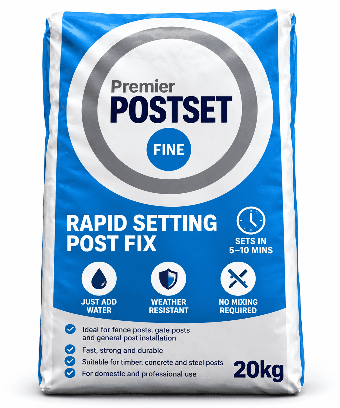 Premier PostSet – 20kg Bag