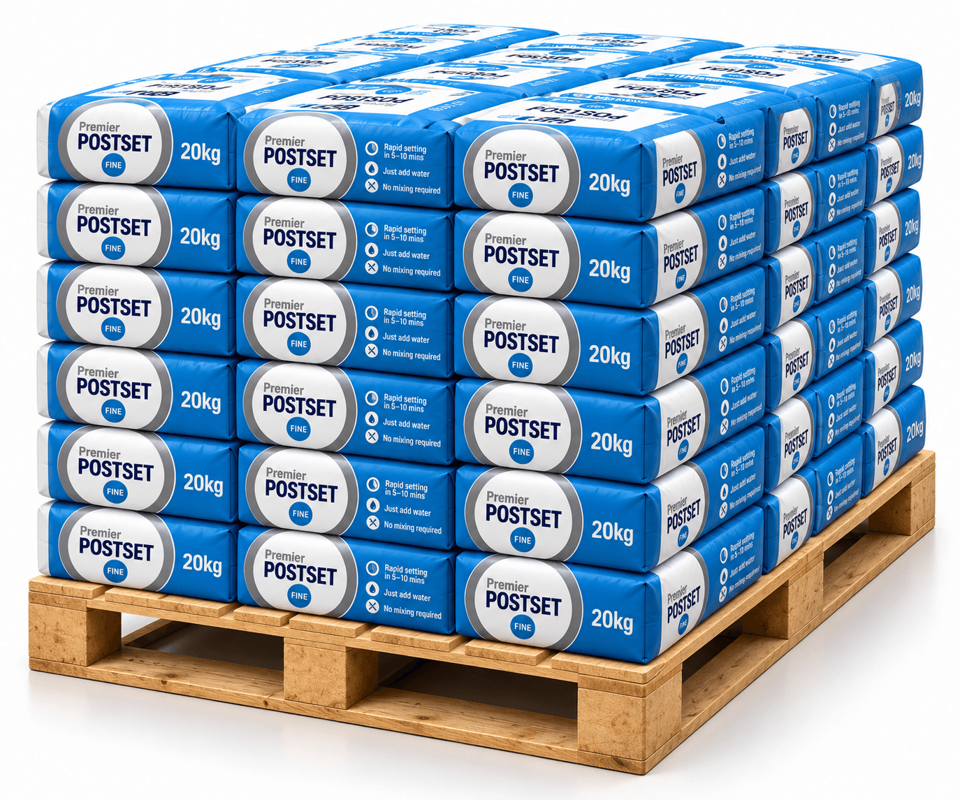 Premier PostSet Pallet – 70 x 20kg Bags