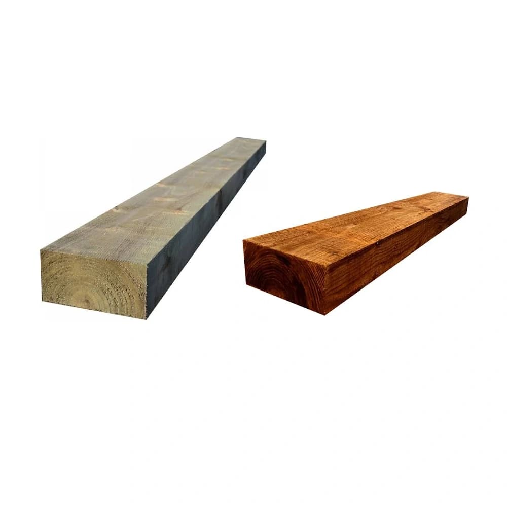 Railway Sleepers – 2.395m, Tanalised Green or Brown