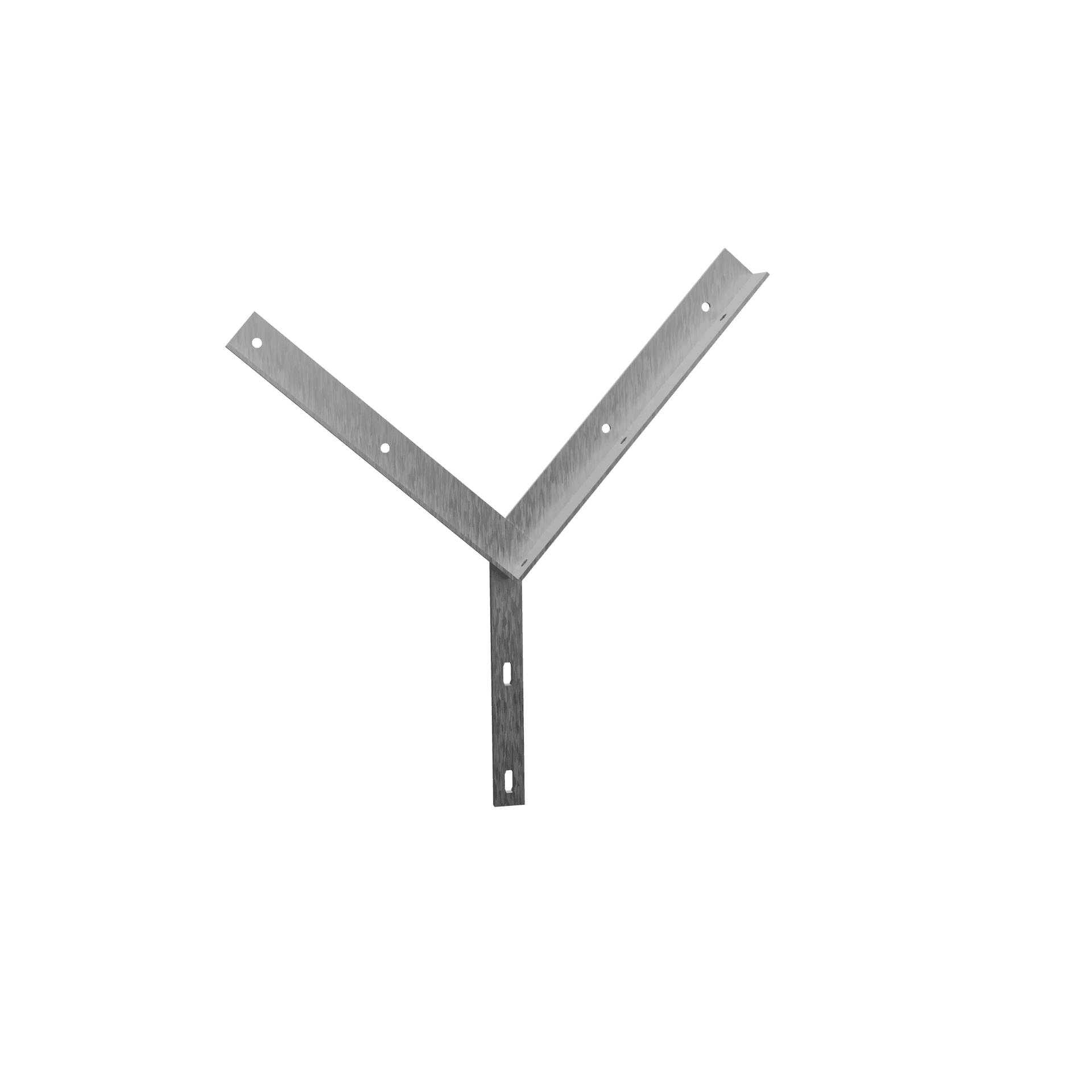 Y shaped razor/ barbed wire bracket